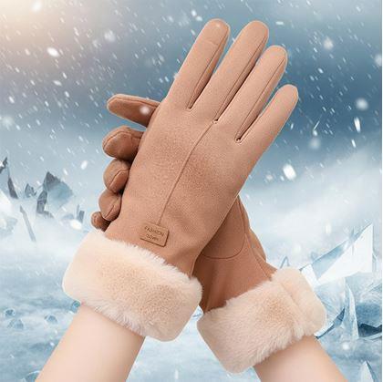 Obrázok z Rukavice s kožúškom  -  hnedé