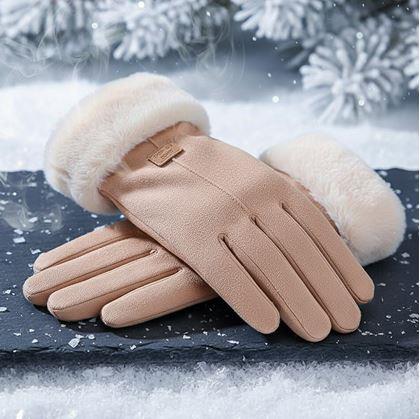 Obrázok z Rukavice s kožúškom  -  hnedé