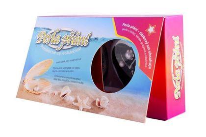 Obrázok z Perla priania v perlorodke s náhrdelníkom, náušnicami a prsteňom