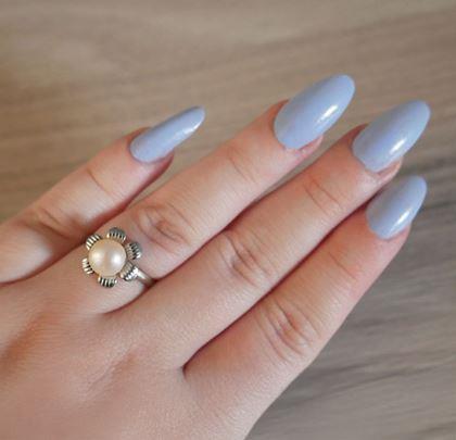 Obrázok z Perla priania v perlorodke s náhrdelníkom, náušnicami a prsteňom