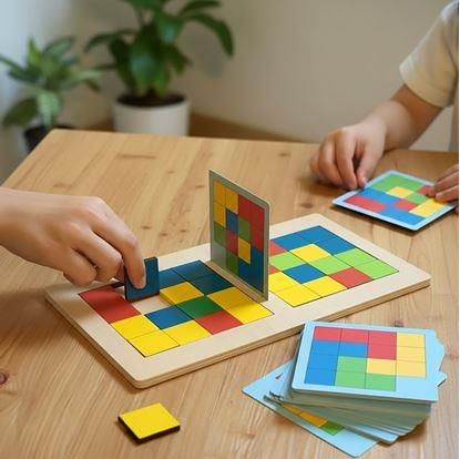 Obrázok Drevená hra tangram pre dvoch