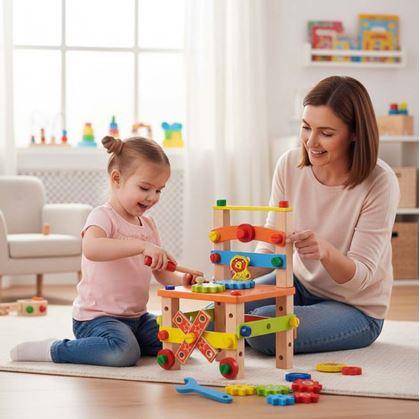 Obrázok z Drevená vzdelávacia stolička