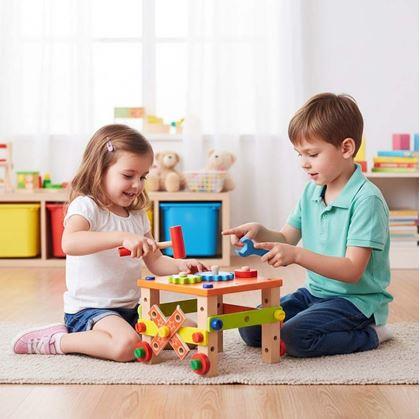 Obrázok z Drevená vzdelávacia stolička