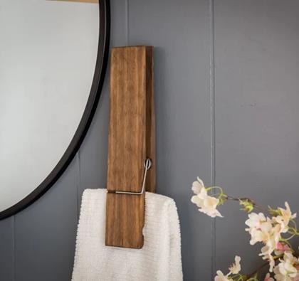 Obrázok z Nalepovací držiak na uteráky štipec