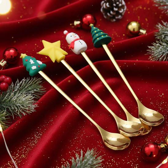 Obrázok z Sada vianočných lyžičiek v darčekovej krabičke 4 ks