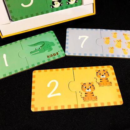 Obrázok Vzdelávacie puzzle – počítanie 20 dielikov