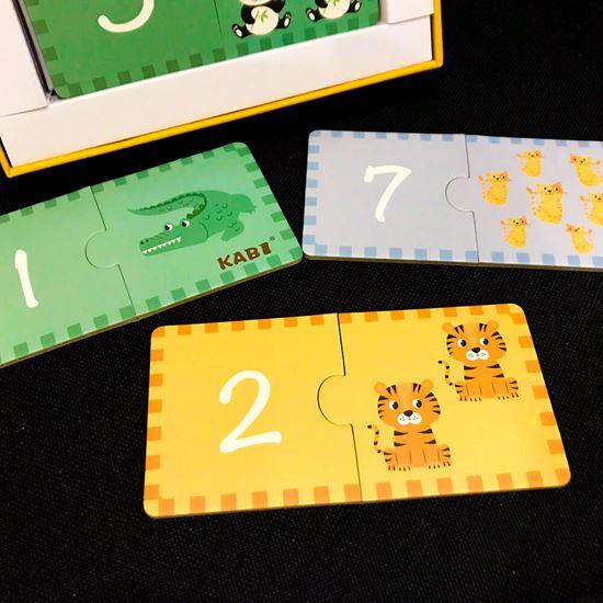 Obrázok z Vzdelávacie puzzle – počítanie 20 dielikov