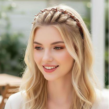 Obrázok z Čelenka so sponkami  -  hnedá