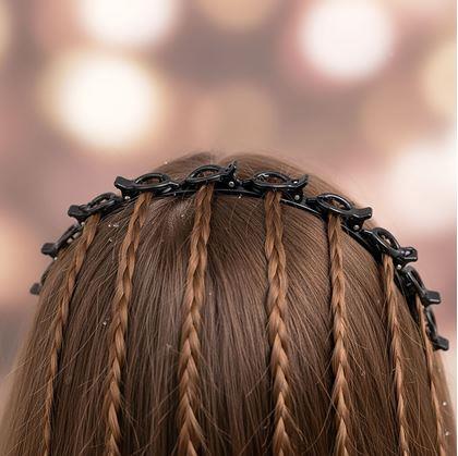Obrázok z Čelenka so sponkami  -  čierna