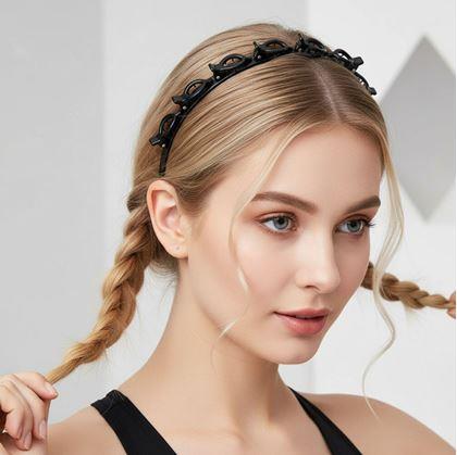 Obrázok z Čelenka so sponkami  -  čierna