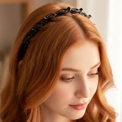 Obrázok z Čelenka so sponkami  -  čierna
