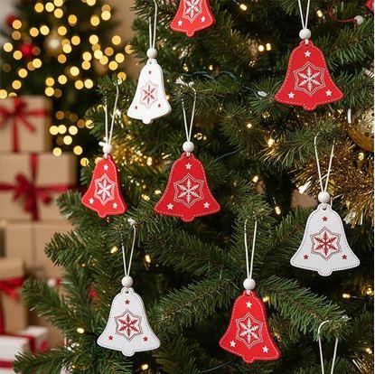 Obrázok Sada drevených ozdôb 12 ks