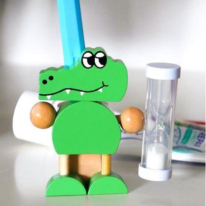 Obrázok z Stojanček na kefku s presýpacími hodinami