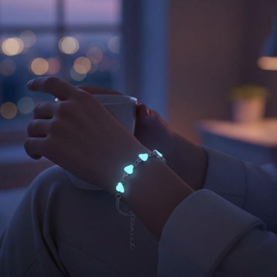 Obrázok z Svietiaci náramok - srdiečka