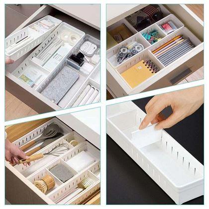 Obrázok z Organizér do zásuvky s nastaviteľnou prepážkou