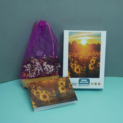 Obrázok z Drevené puzzle s nepravidelnými tvarmi  - polárna žiara