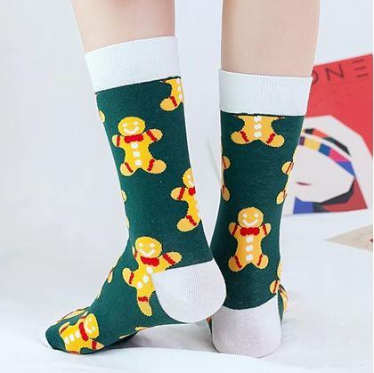 Obrázok z Ponožky s vianočným vzorom  -  perníčky