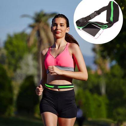 Obrázok z Športová ledvinka slim  -  zelená