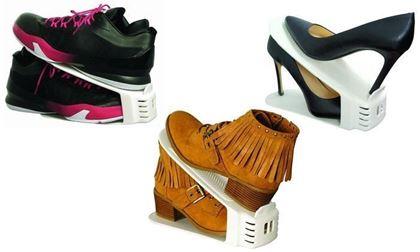 Obrázok z Plastový organizér na topánky  -  biely