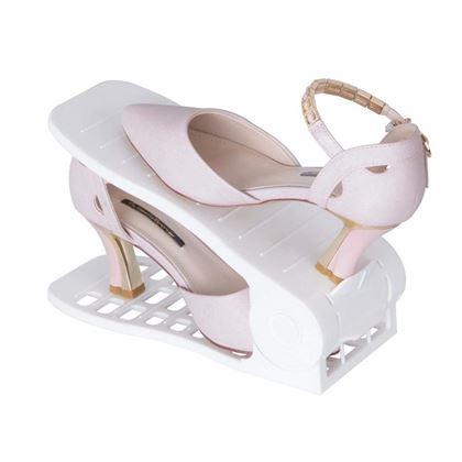 Obrázok z Plastový organizér na topánky  -  biely