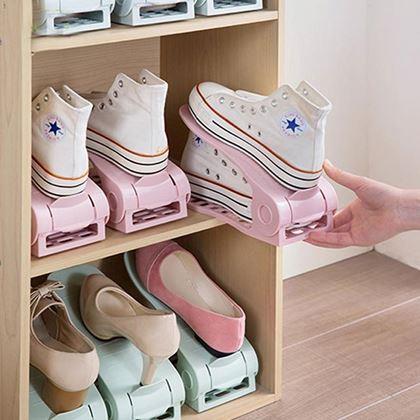 Obrázok z Plastový organizér na topánky  -  biely