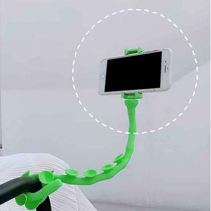 Obrázok z Držiak na telefón  -  zelená chobotnica