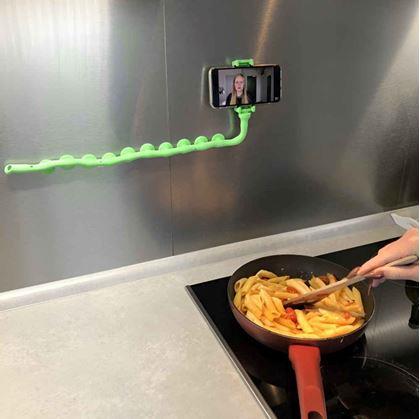 Obrázok z Držiak na telefón  -  zelená chobotnica