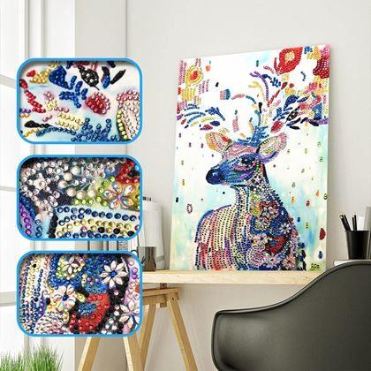 Obrázok z Diamantové maľovanie basic  -  jeleň