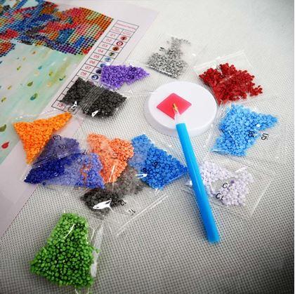 Obrázok z Diamantové maľovanie basic  -  vtáčiky