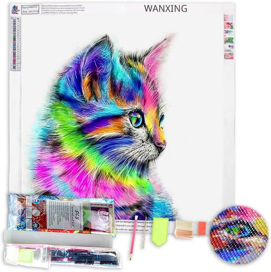 Obrázok z Diamantové maľovanie basic  -  mačička