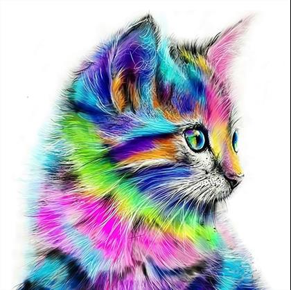 Obrázok z Diamantové maľovanie basic  -  mačička