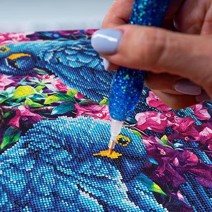 Obrázok z Diamantové maľovanie basic  -  papagáje