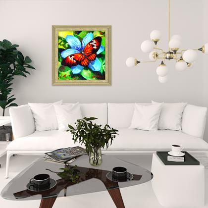 Obrázok z Diamantové maľovanie basic  -  motýlik