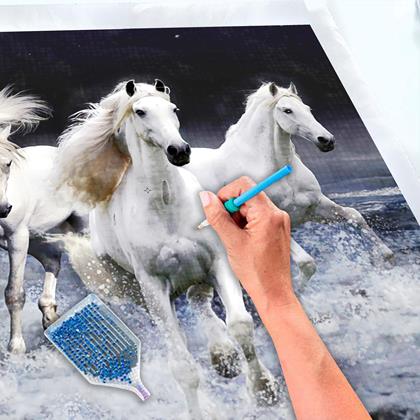 Obrázok z Diamantové maľovanie basic  -  koníky