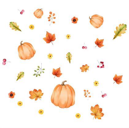 Obrázok z Prilnavé nálepky na okno – jesenná nálada