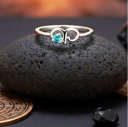 Obrázok z Nastaviteľný prstienok znamenia - baran