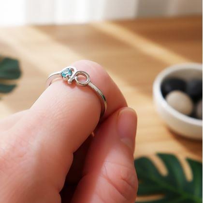 Obrázok z Nastaviteľný prstienok znamenia - baran