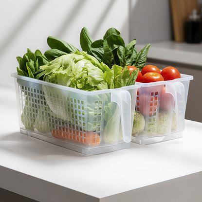 Obrázok Organizér na potraviny s úchytkou a kolieskami