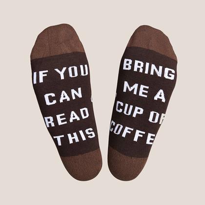 Obrázok z Ponožky - Prines mi kávu anglické