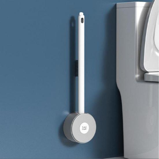 Obrázok z Silikónová kefa na wc 2v1