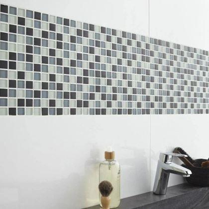 Obrázok z Mozaika na mriežke  -  čiernobiela