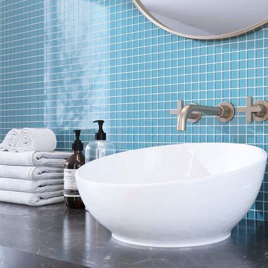 Obrázok z Mozaika na mriežke  -  svetlo modrá