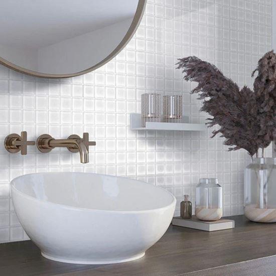 Obrázok z Mozaika na mriežke  -  biela