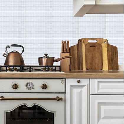 Obrázok z Mozaika na mriežke  -  biela