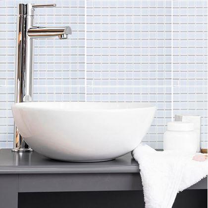 Obrázok z Mozaika na mriežke  -  biela