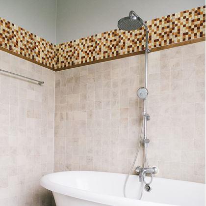 Obrázok z Mozaika na mriežke  -  hnedá