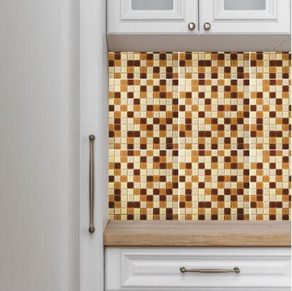 Obrázok z Mozaika na mriežke  -  hnedá