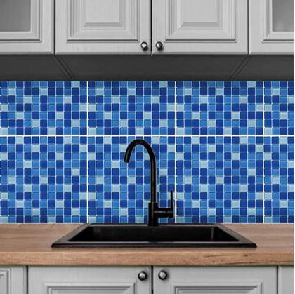 Obrázok z Mozaika na mriežke  -  mix modrá