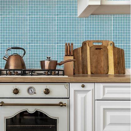 Obrázok z Mozaika na mriežke  -  svetlo modrá