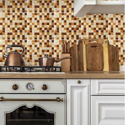 Obrázok Mozaika na mriežke